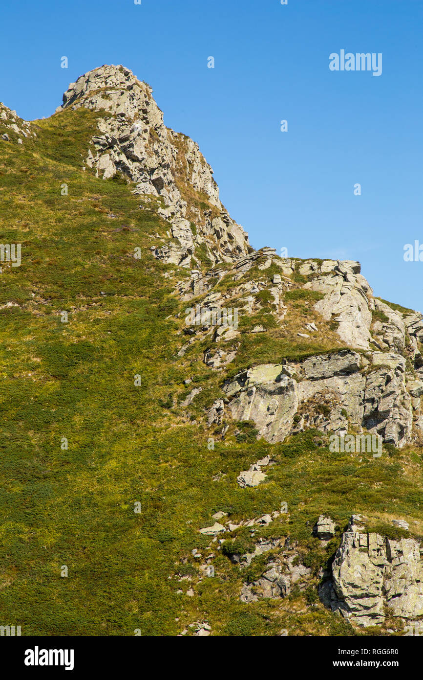 Paysage de la montagne en été, Abetone Pistoia, Toscane, Italie Banque D'Images