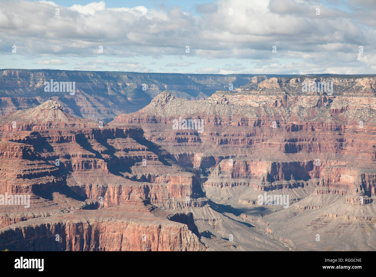 Vue sur le Grand Canyon de l'Abîme Lookout Banque D'Images
