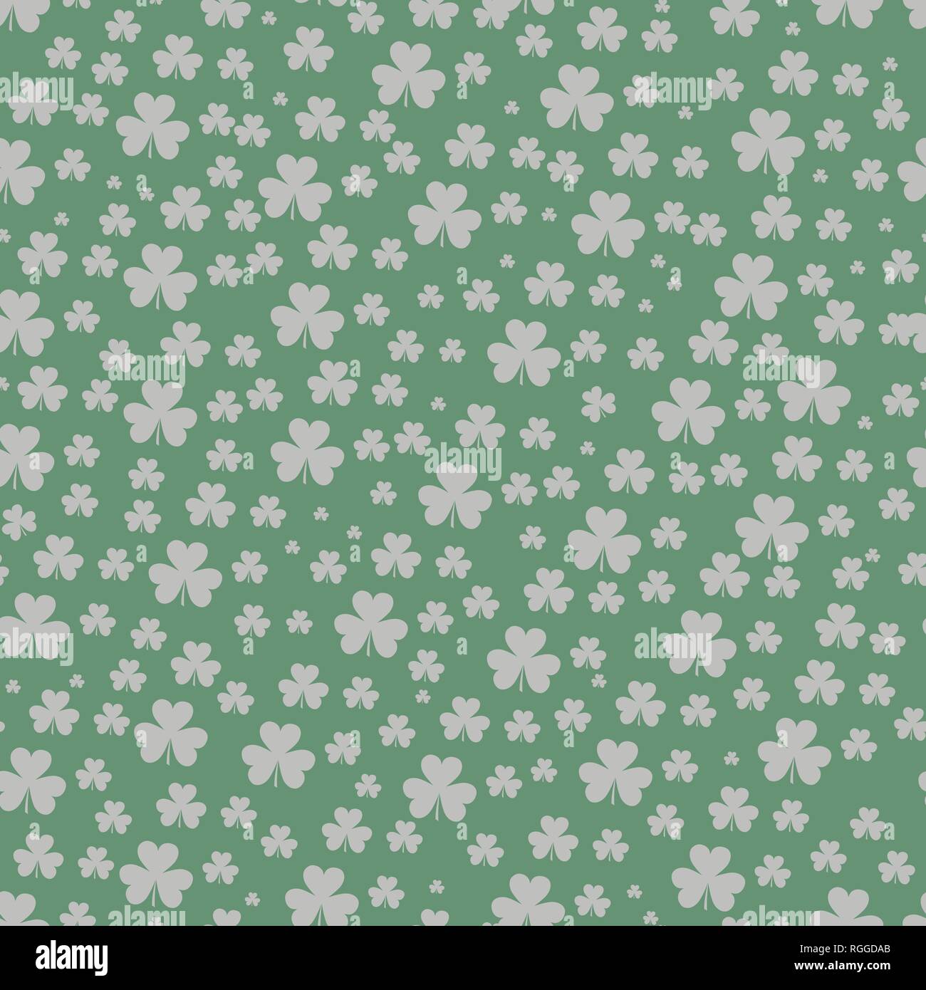 Les feuilles de trèfle vert texture mosaïque isolé sur fond sombre. Heureux Jour de rue Patrick shamrock papier peint. Modèle sans couture. Forme géométrique abstraite Illustration de Vecteur