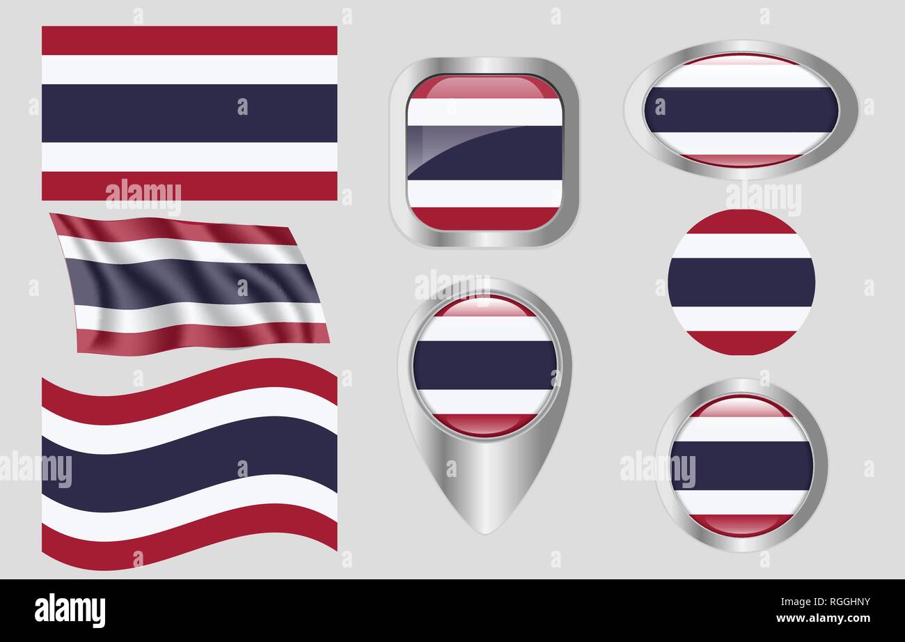 Pavillon de la Thaïlande Illustration de Vecteur