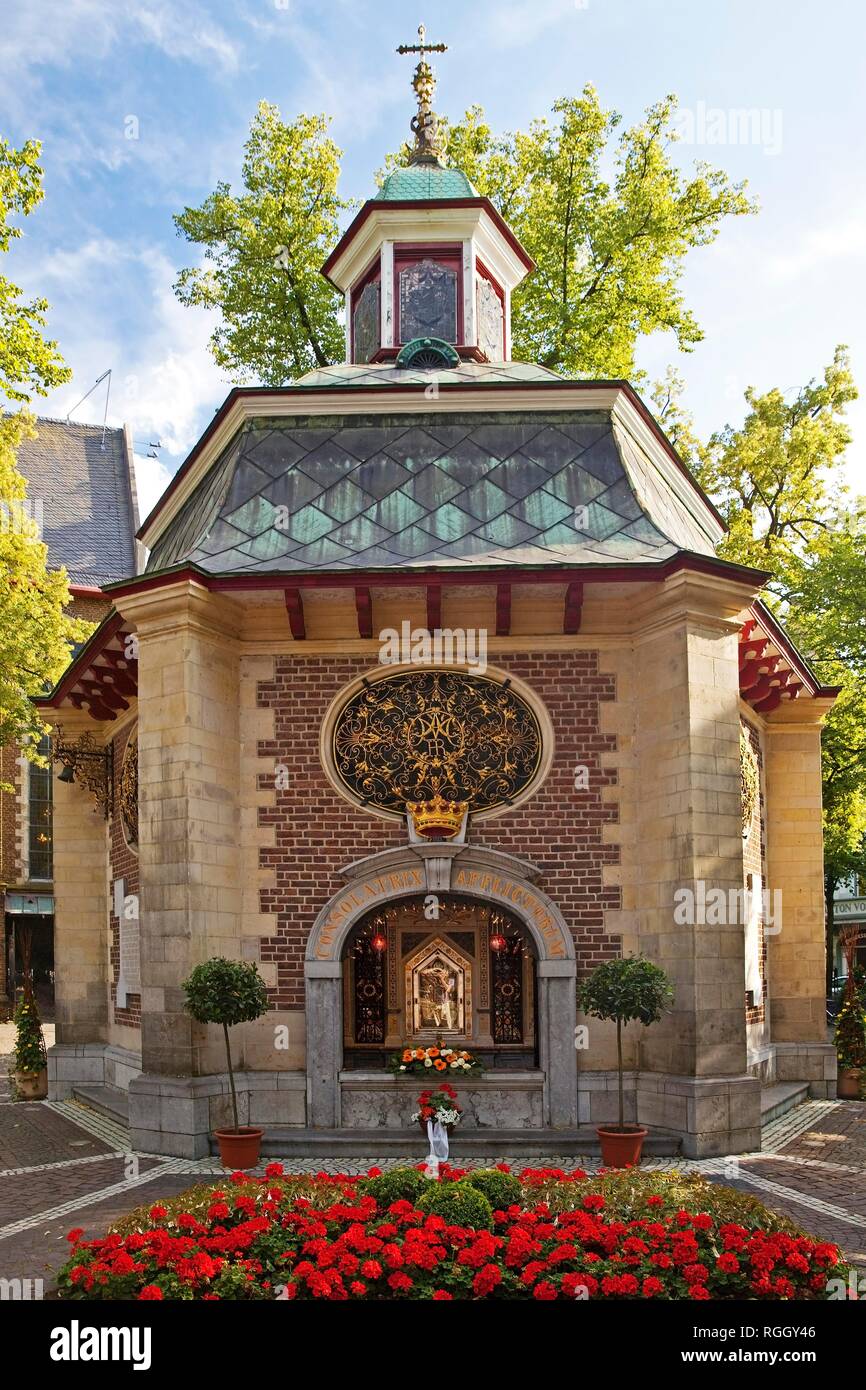 Chapelle de Grâce, lieu de pèlerinage, Kevelaer, Bas-rhin, Rhénanie du Nord-Westphalie, Allemagne Banque D'Images