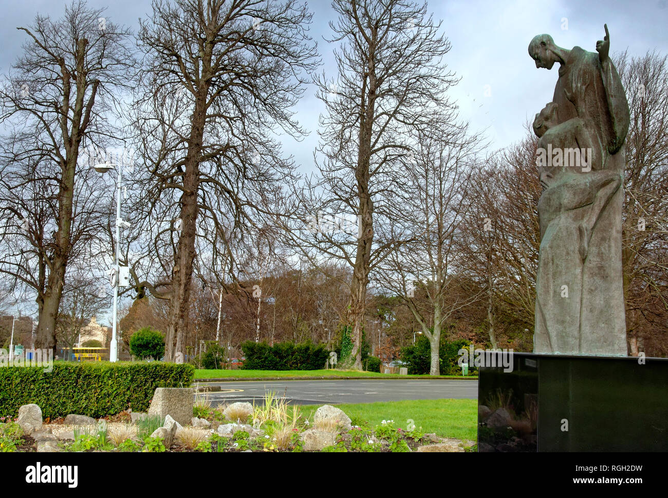 Saint Jean de Dieu Hôpital, Dublin, Irlande. La mission est d'apporter la guérison, des soins et de l'intégrité aux personnes qui ont des problèmes mentaux ou psychologiques. Banque D'Images