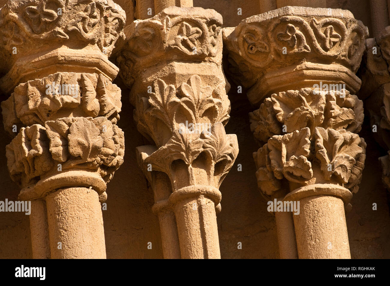 Monastère de Sant Cugat del Vallès, Monestir de Sant Cugat del Vallès, Barcelone, Catalogne, Espagne Banque D'Images