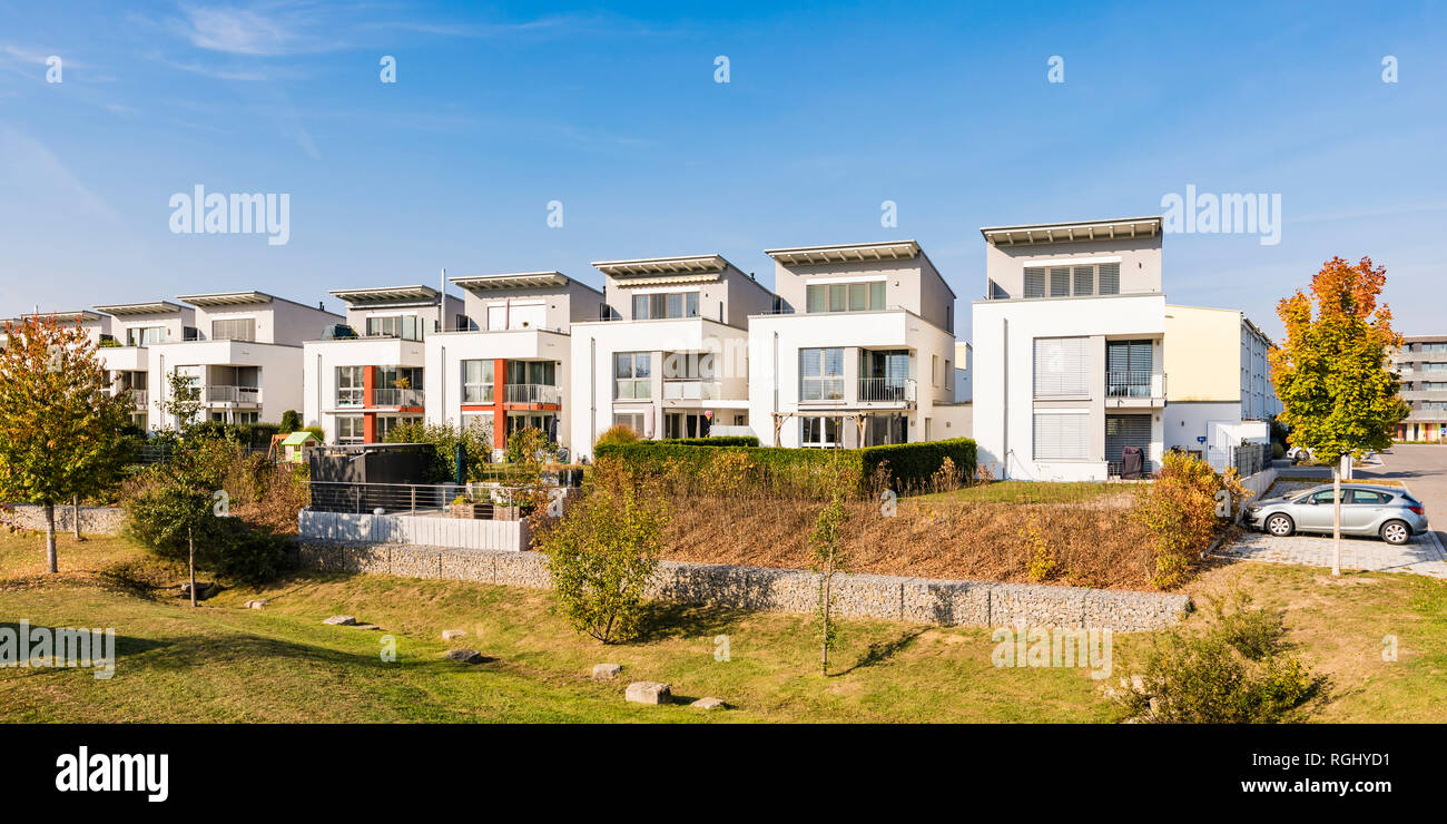 Allemagne, Bade-Wurtemberg, Sindelfingen, Allmendaecker, zone de développement moderne, immeuble locatif Banque D'Images