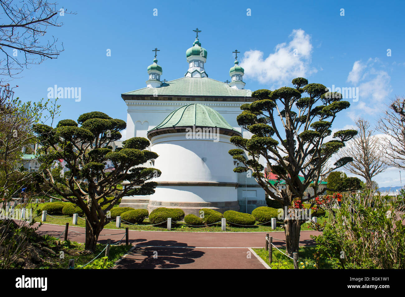 Hakodate, Hokkaido, Église orthodoxe russe Banque D'Images