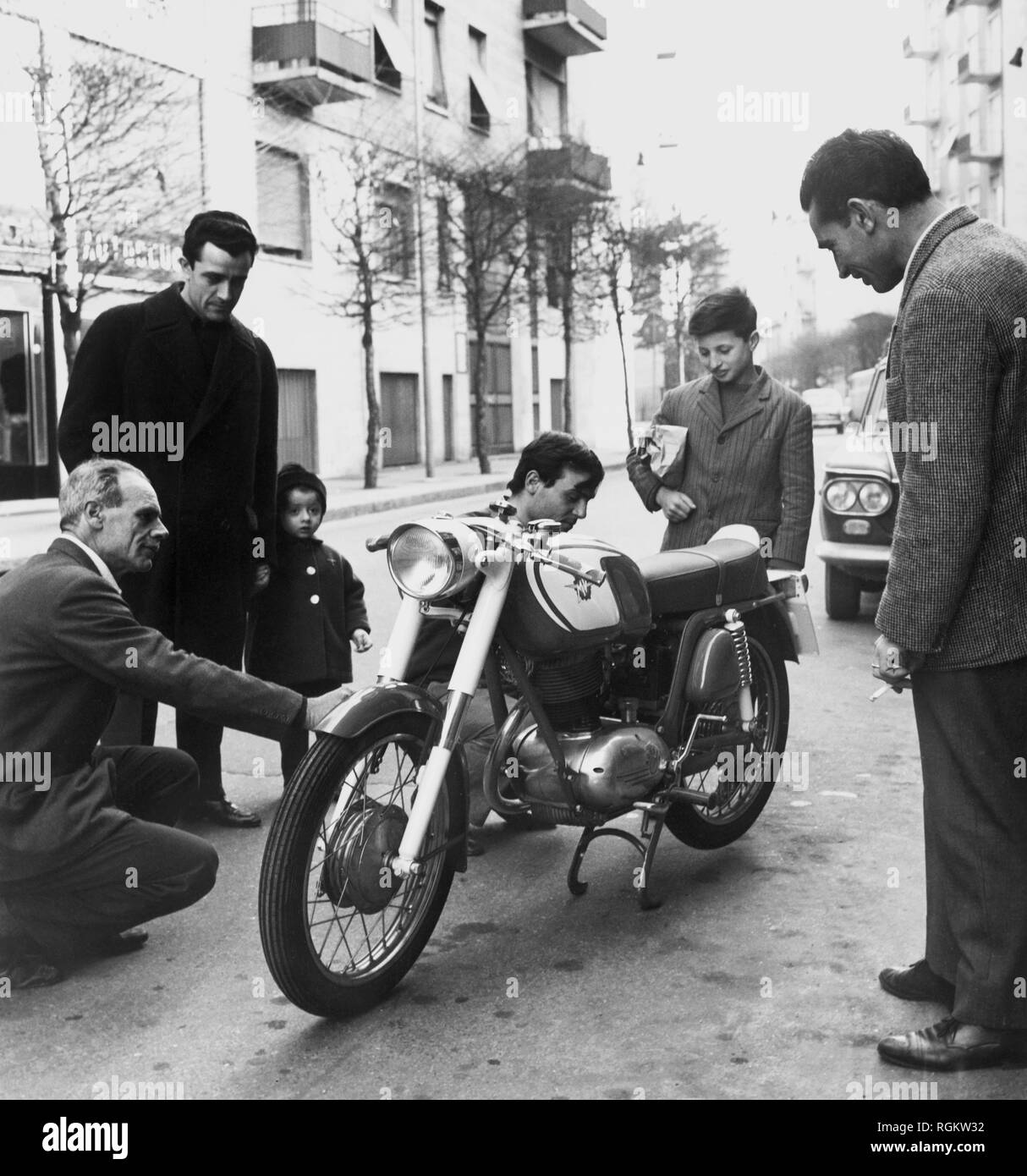 Motorbyke, mv 125, 1966 Banque D'Images