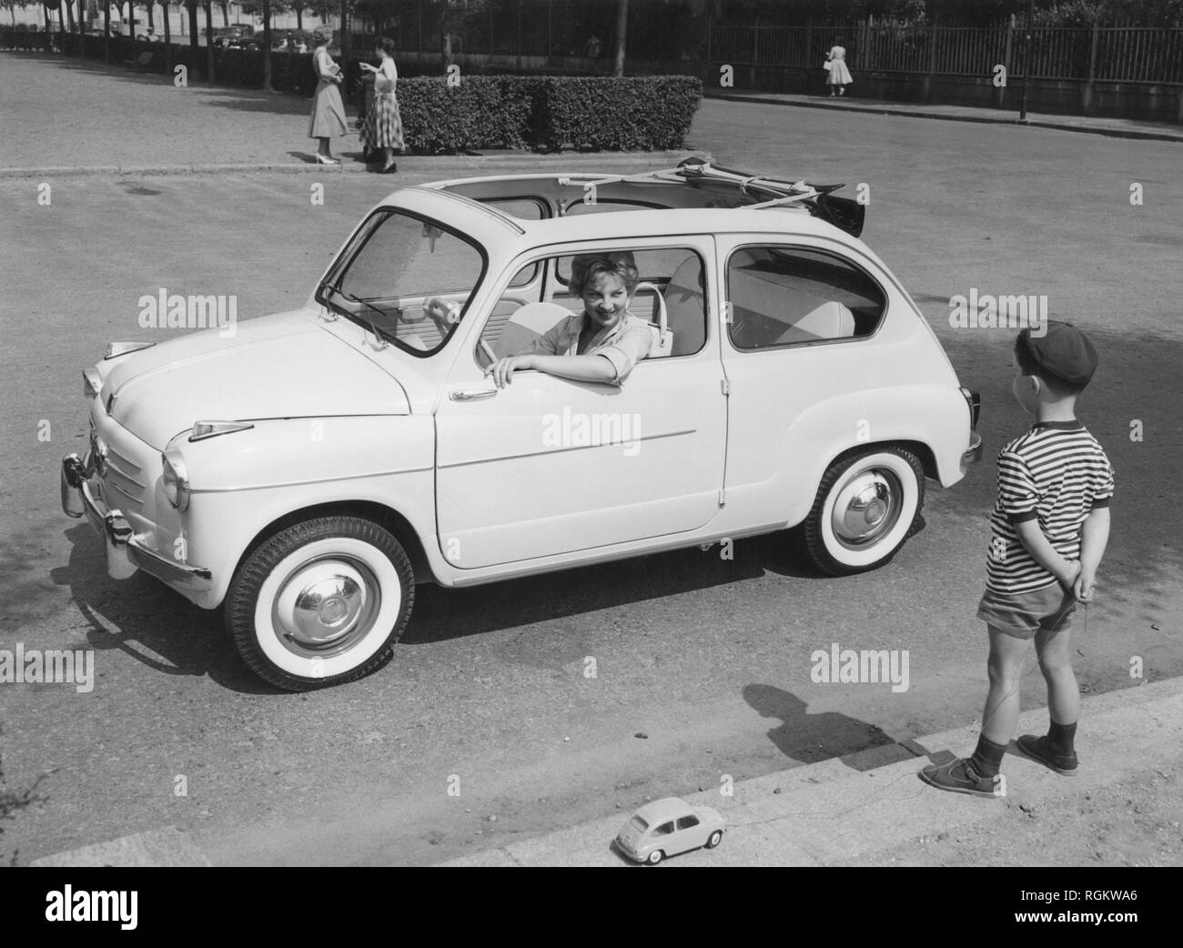 Fiat 500 furgoncino, 1959 Banque D'Images