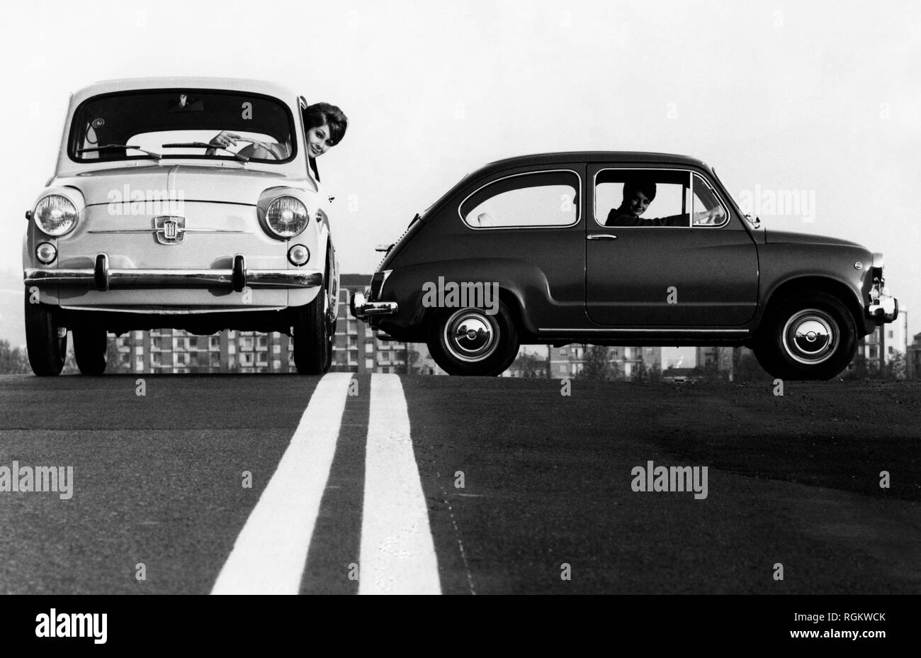 Fiat 600 d, 1966 Banque D'Images