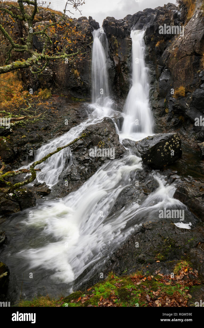 Fors Eas Cascade, Isle of Mull, Scotland Banque D'Images