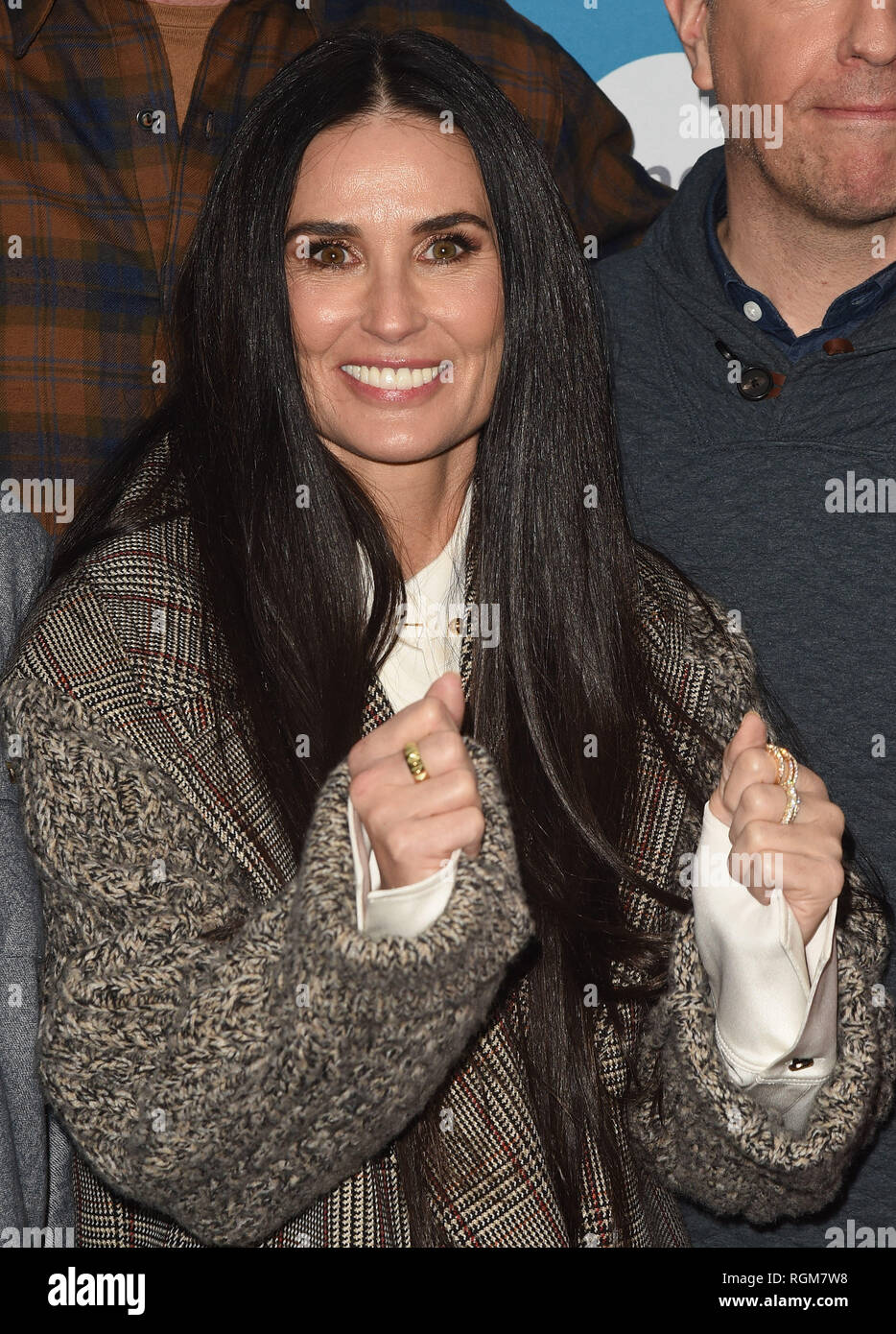 Park City, Utah, USA. 29 janvier, 2019. Demi Moore assiste à l'entreprise 'animaux' Premiere pendant le Festival du Film de Sundance 2019 à Eccles Centre Theatre Le 29 janvier 2019 à Park City, Utah. Photo : imageSPACE/MediaPunch MediaPunch Crédit : Inc/Alamy Live News Banque D'Images