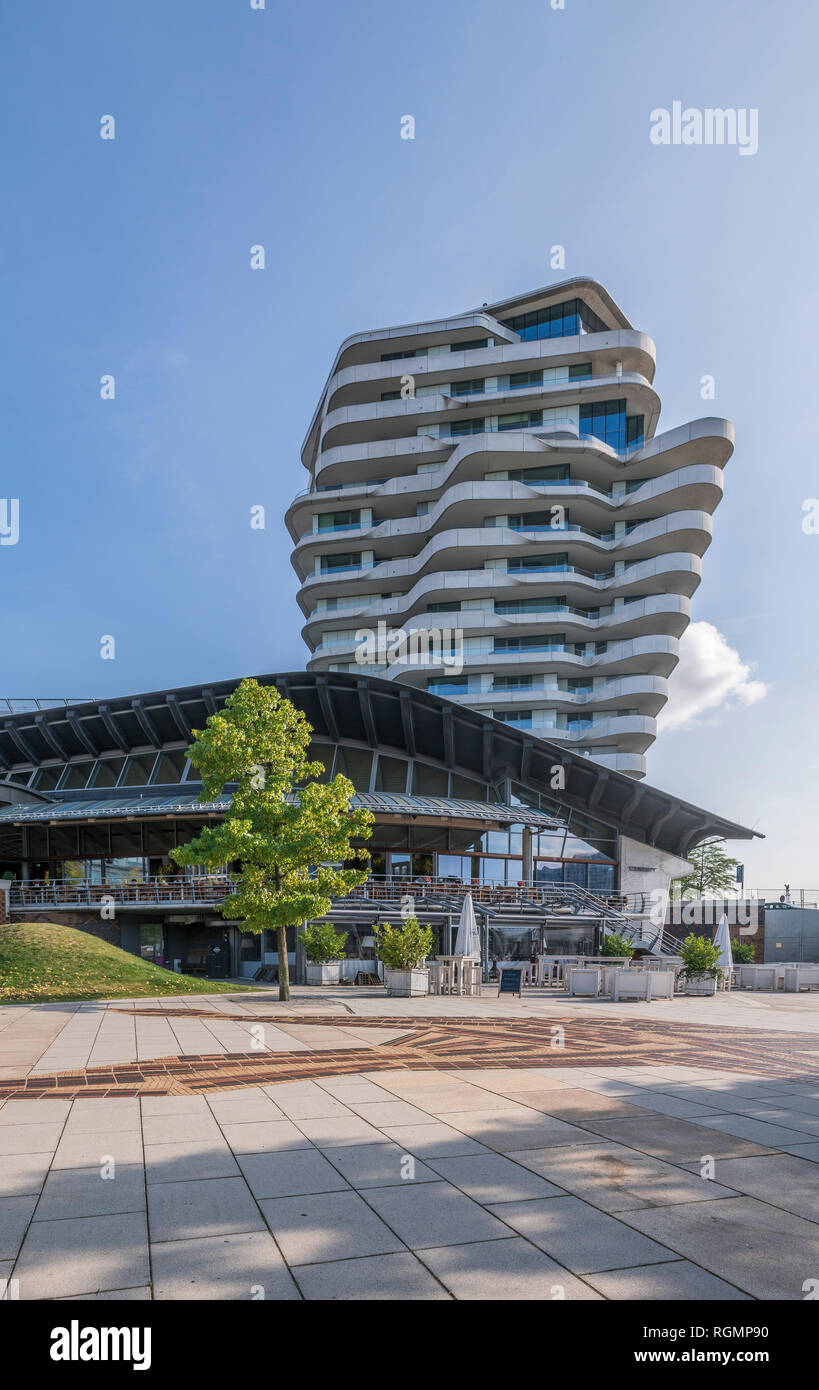 Allemagne, Hambourg, Marco Polo et terrasses Tour Marco Polo Banque D'Images