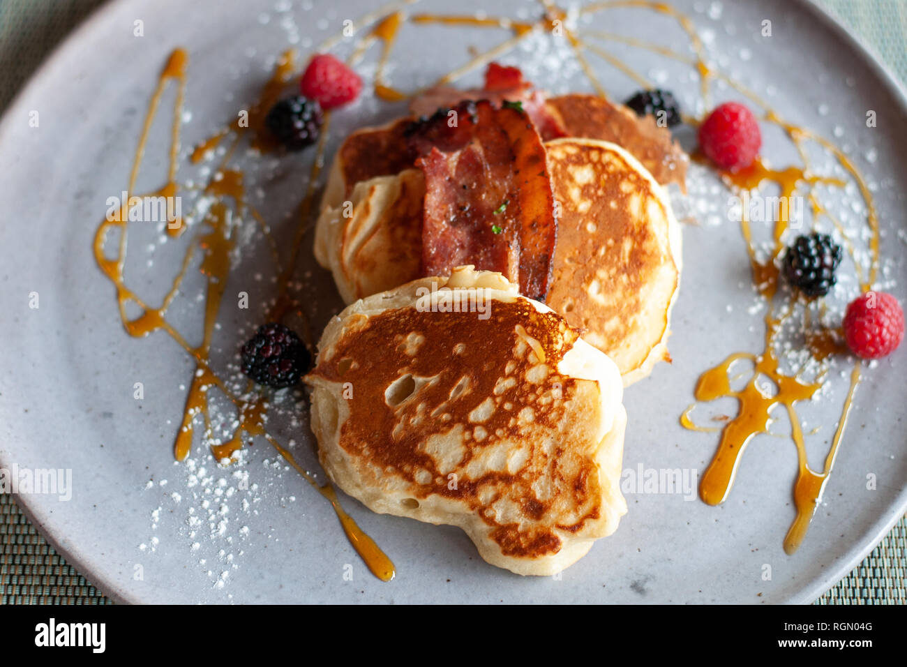 Delicous plaqué, mais unstaged, de l'alimentation. Banque D'Images