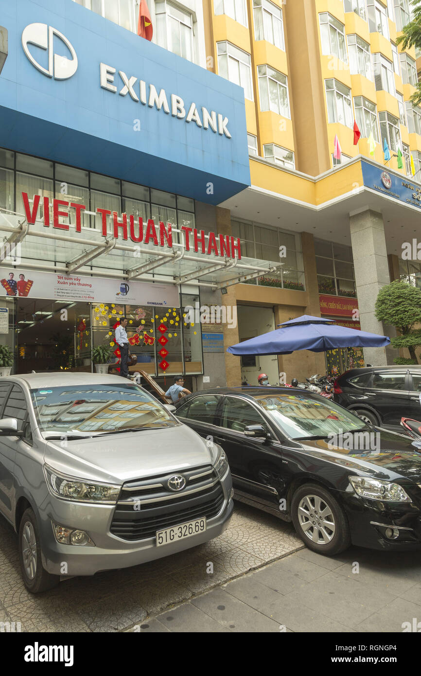Bureau de l'Exim bank à Ho Chi Minh, Vietnam Banque D'Images