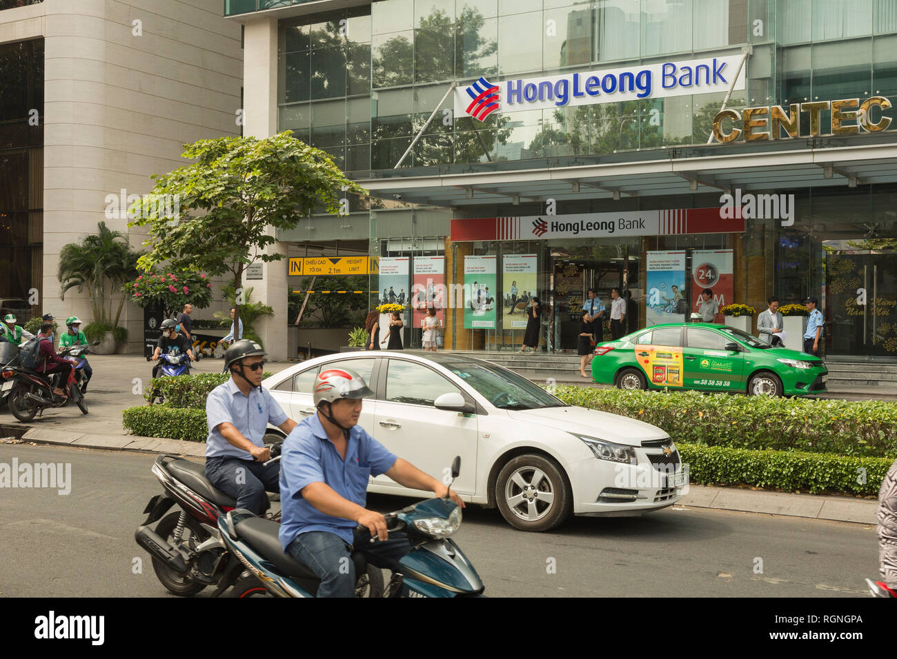 Hoang Long bak bureau à Ho Chi Minh, Vietnam Banque D'Images