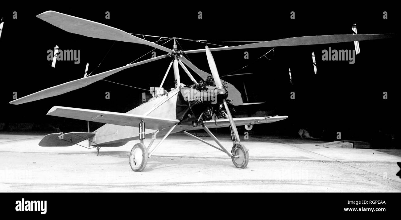 Avion pour le décollage vertical, 1930 Banque D'Images