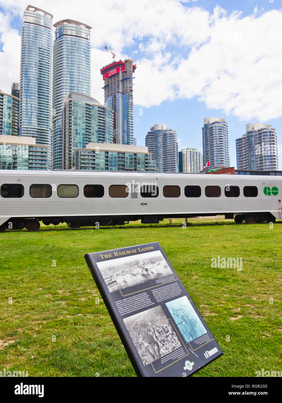 Toronto Railway Museum, parc Roundhouse, Toronto, Ontario, Canada Banque D'Images