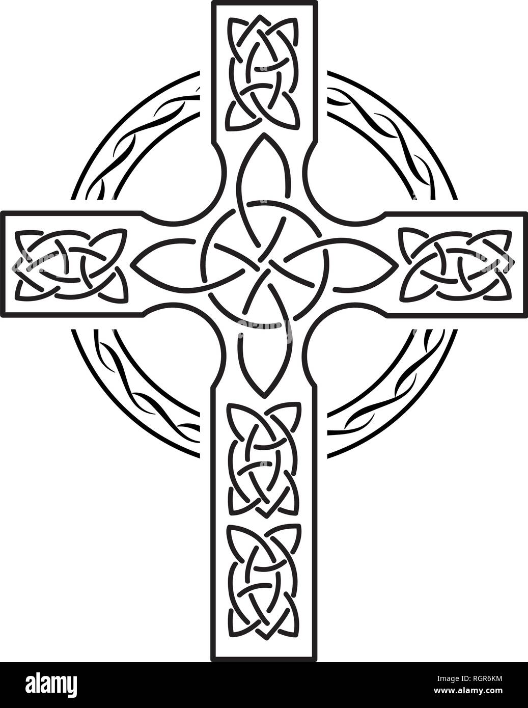 Croix celtique, vector Illustration de Vecteur