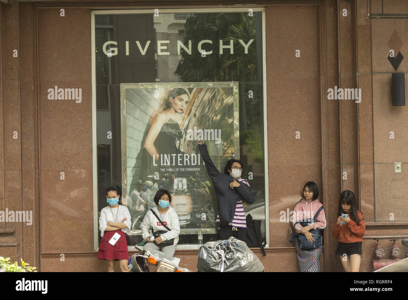 Les boutiques de luxe à Ho Chi Minh, Vietnam Banque D'Images