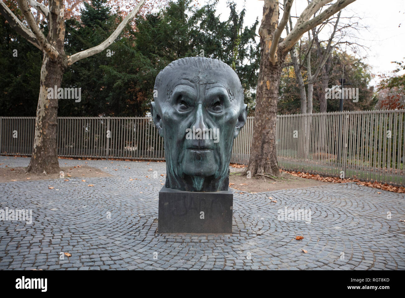 Konrad Adenauer Statue Banque D'Images