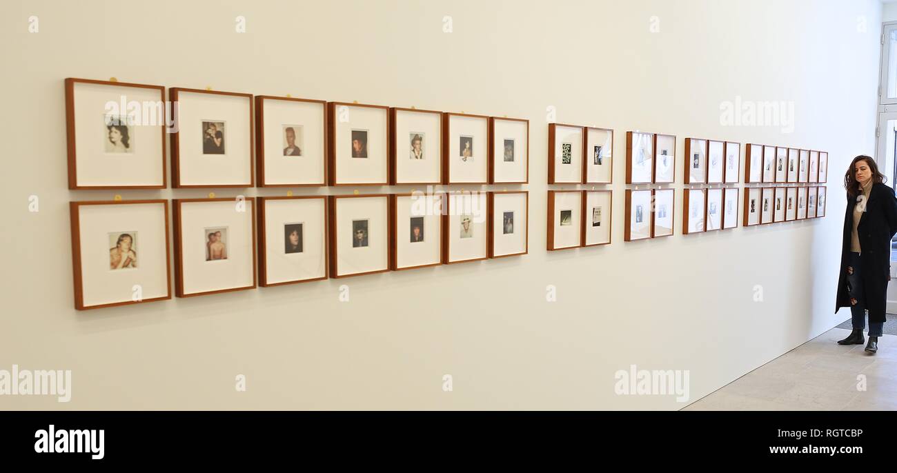 ANDY WARHOL PHOTOS POLAROID 2 Février - 13 avril 2019 BASTIAN , , Londres Banque D'Images