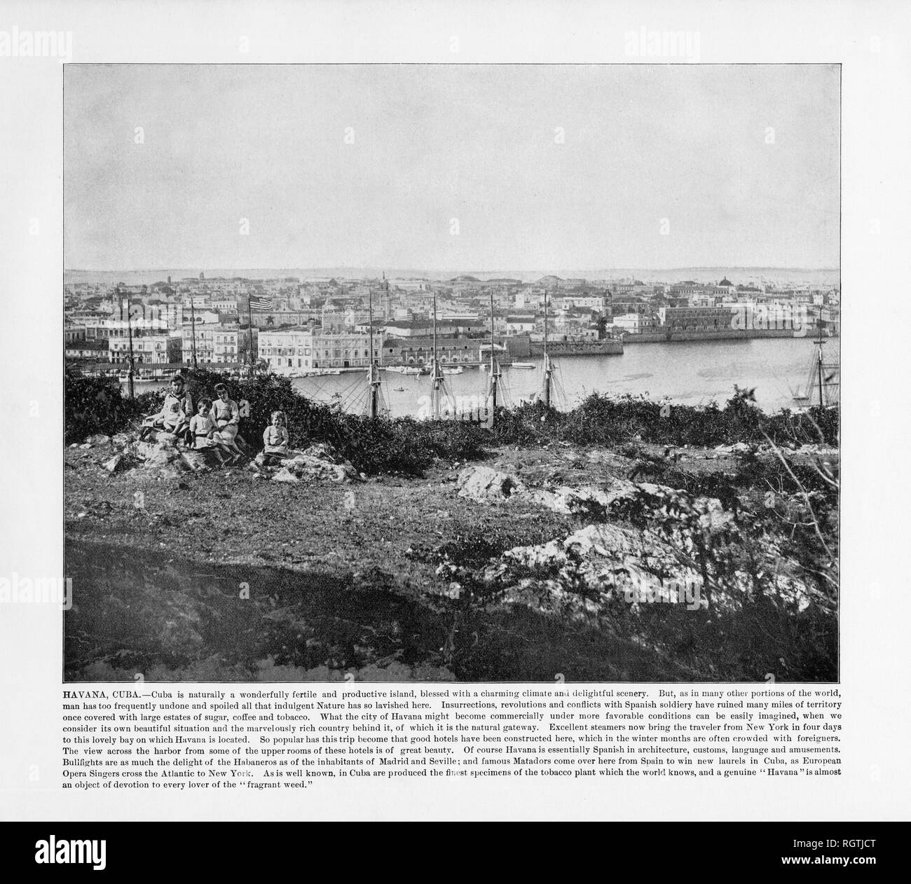 La Havane, Cuba, cubain, 1893 Photographie Ancienne Banque D'Images