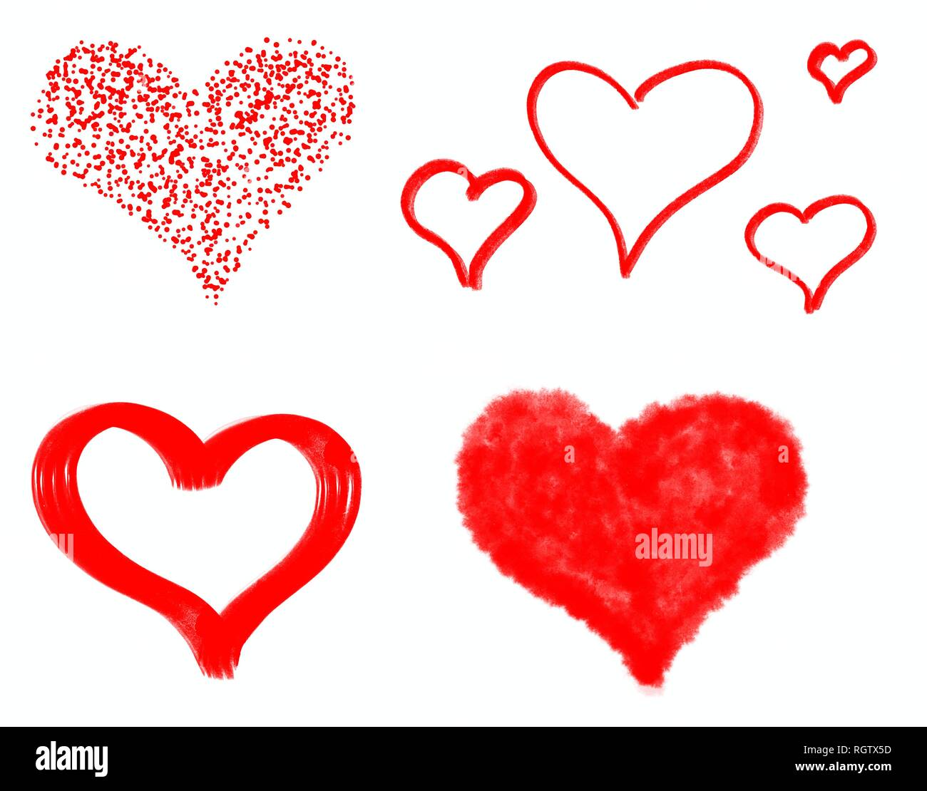 Happy Valentines Day Greeting card romantique, ocins de félicitations. Retro Vintage style. Illustration vectorielle, EPS 10 Illustration de Vecteur