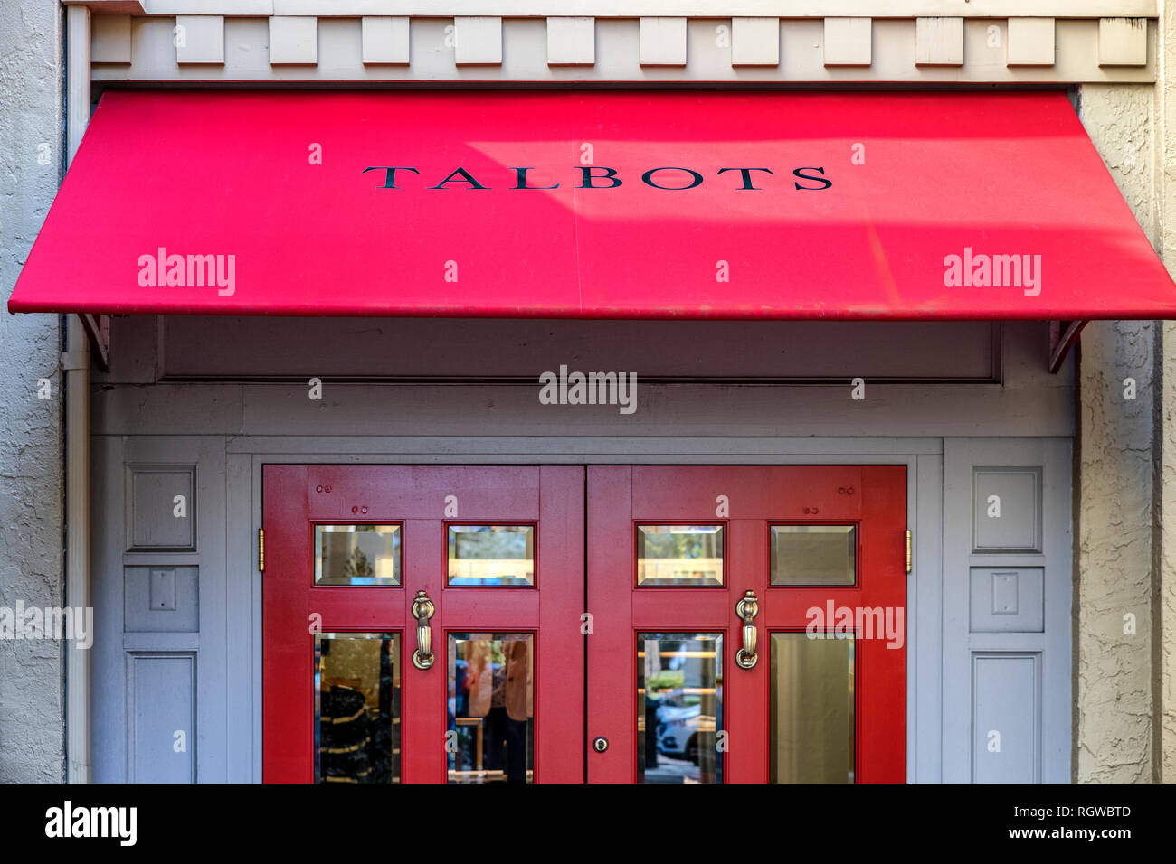 Haut de Talbots Women's clothing store, Winter Park, Floride, USA. Banque D'Images