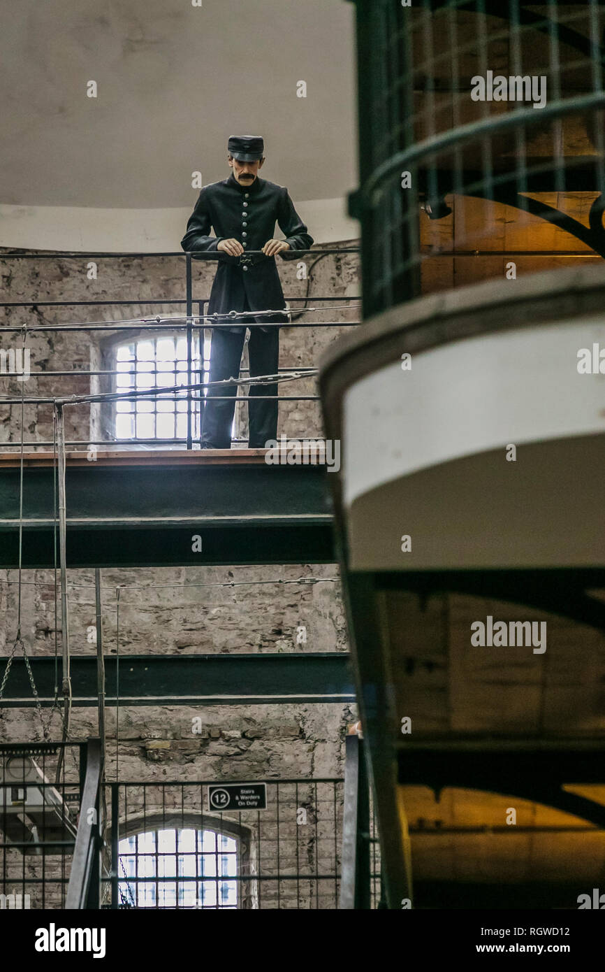 Modèle de gardien de prison, de la prison de la ville de Cork, Cork
