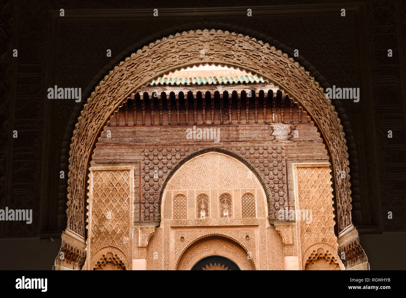 Médersa Ben Youssef Banque D'Images