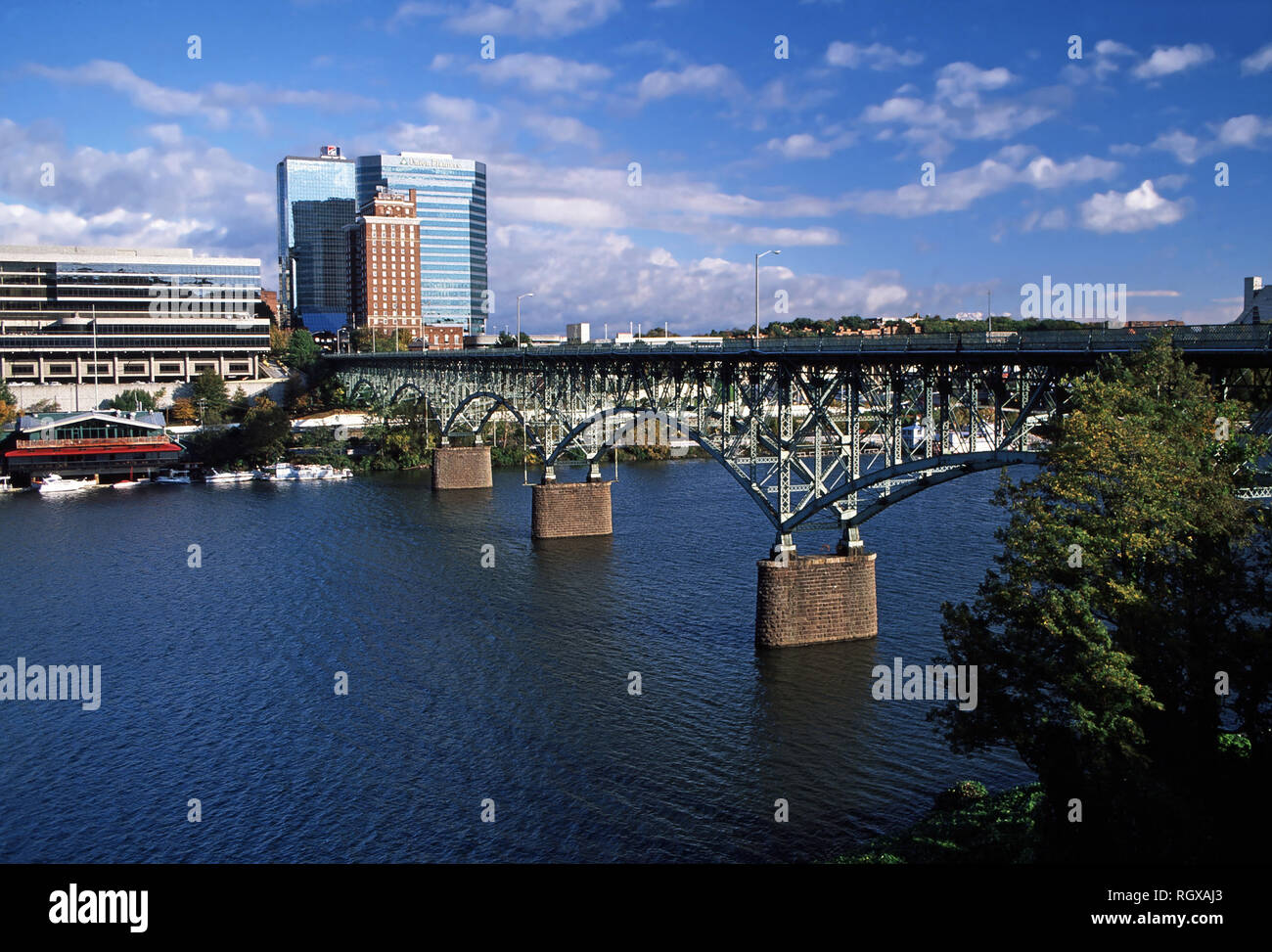 Gay Street Bridge, Knoxville, TN Banque D'Images