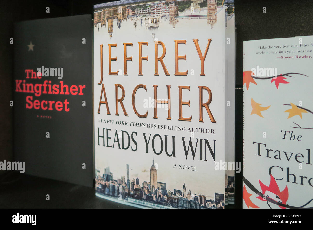 Barnes & Noble Booksellers Book Display, NYC, USA Banque D'Images