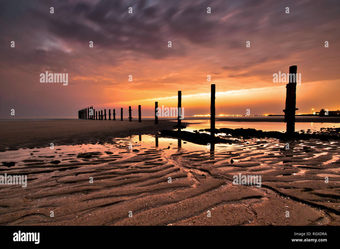 Sunrise Kuwait City Koweït Banque D'Images