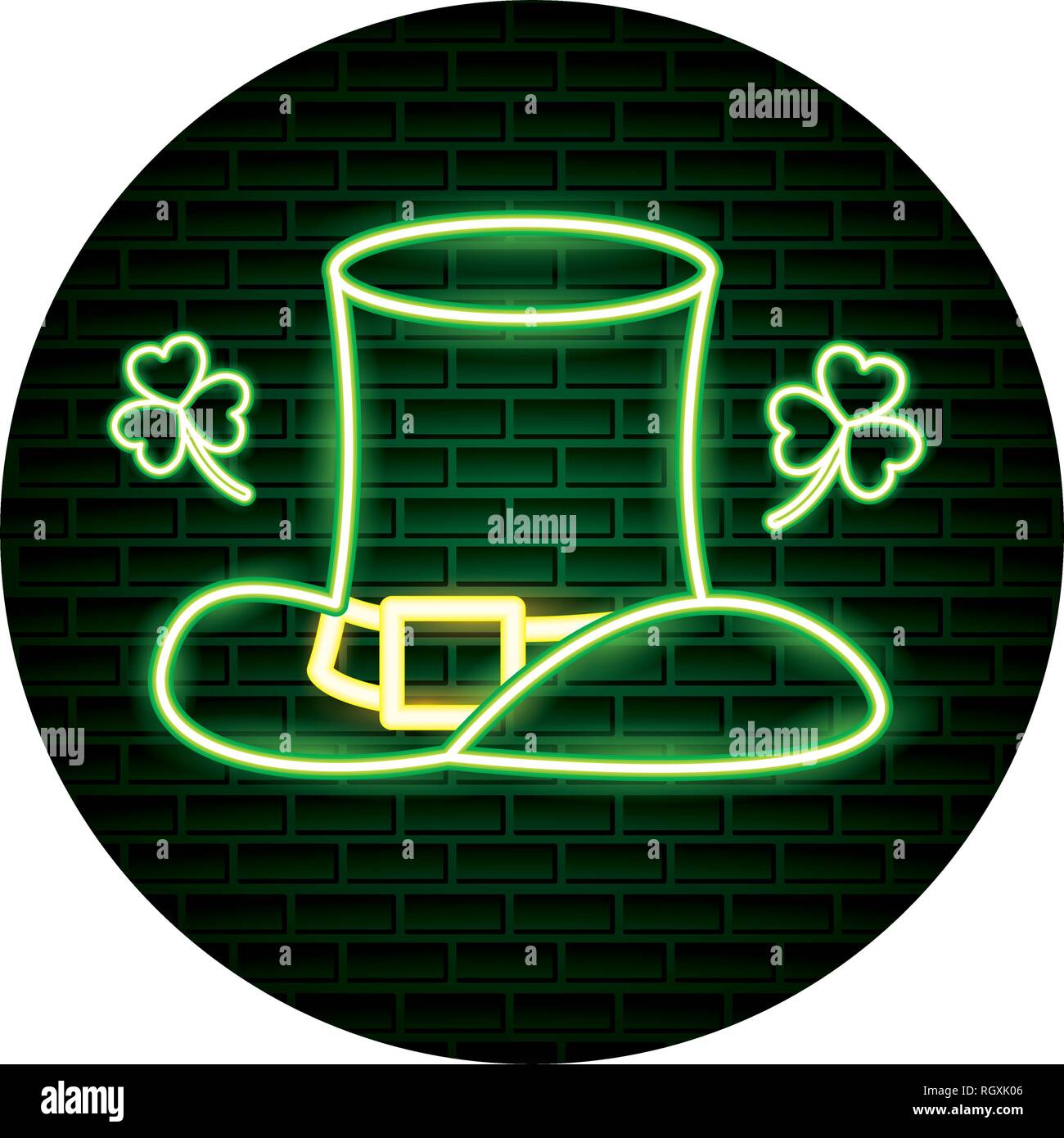 Néon St Patricks day Illustration de Vecteur