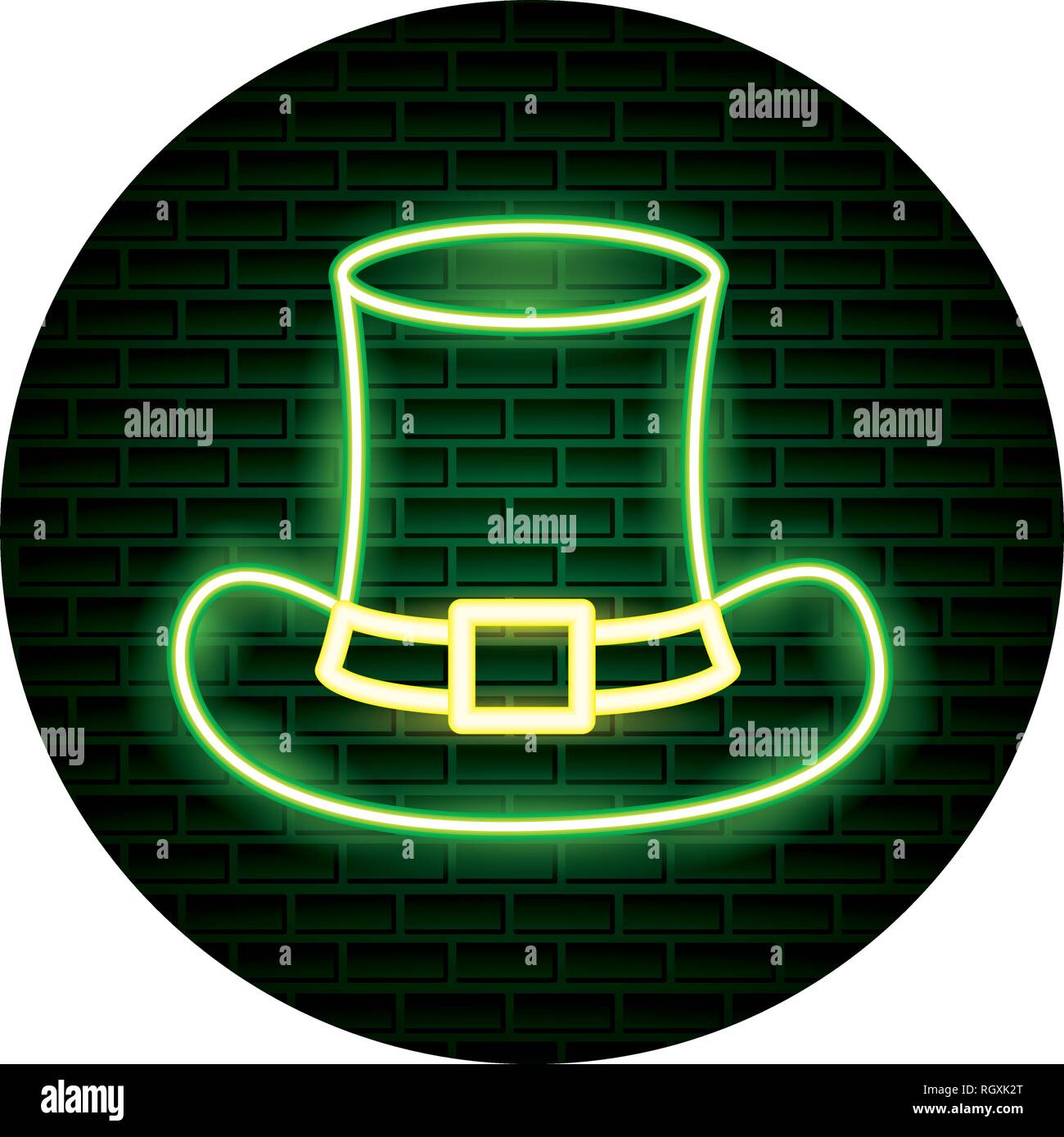 Néon St Patricks day Illustration de Vecteur