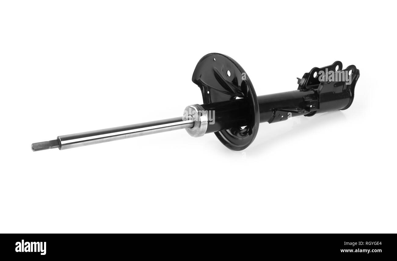 Suspension amortisseur isolé sur fond blanc Banque D'Images