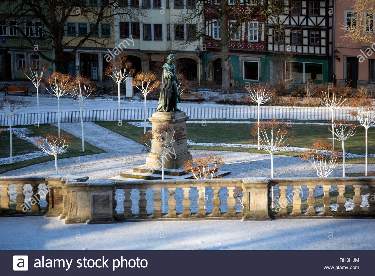 Coburg, Allemagne. Jan 31, 2019. Froid, crisp météo à Coburg, Allemagne après une légère chute de neige. Les températures devraient baisser légèrement au cours des prochains jours. Credit : Reallifephotos/Alamy Live News Banque D'Images