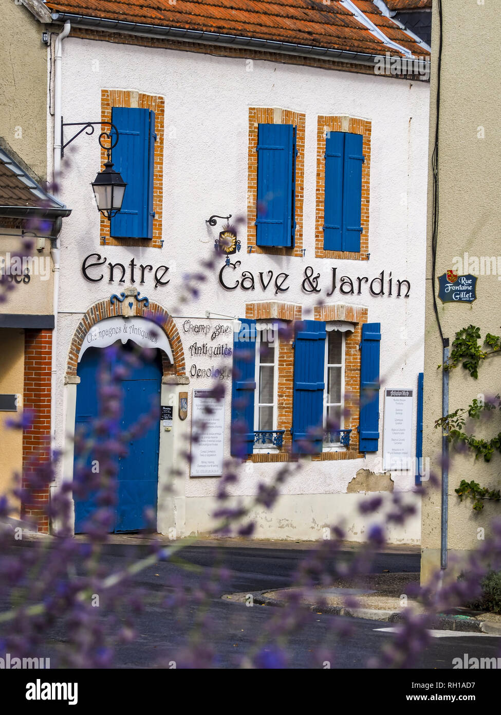Dom Perignon, Hautvillers, Champagne, Marne, France, Europe Banque D'Images