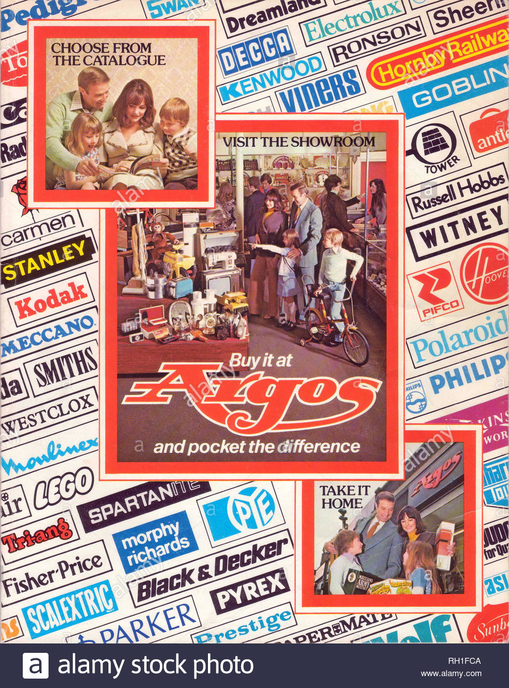 Vintage de 1976 Catalogue Argos Banque D'Images