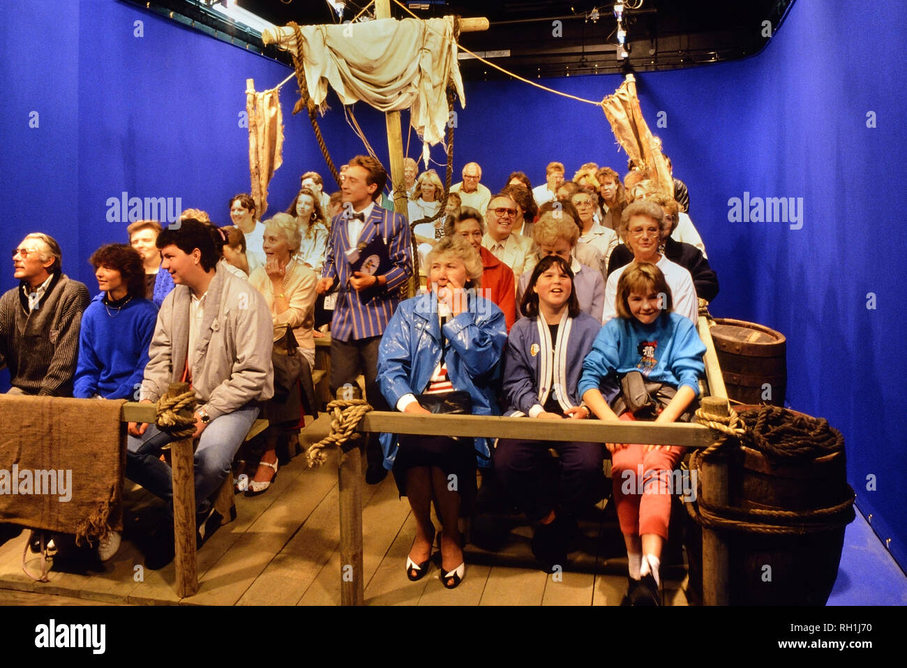 Chromakey prix ride, l'original de Granada Studios Tour, Manchester, Angleterre, Royaume-Uni. Circa 1988 Banque D'Images