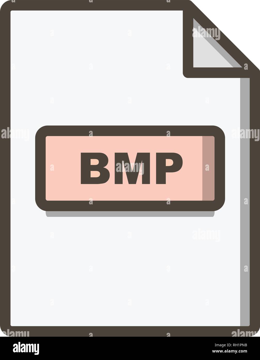 Icône Icône Vecteur BMP signe vecteur Illustration pour utilisation personnelle et commerciale... L'icône de la mode Look propre... Illustration de Vecteur