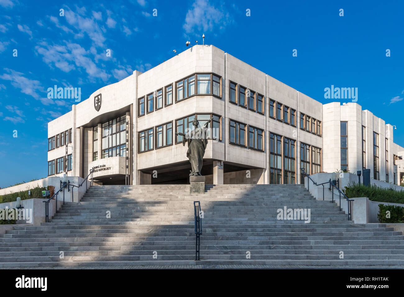 Le Conseil national de la République slovaque à Bratislava Banque D'Images