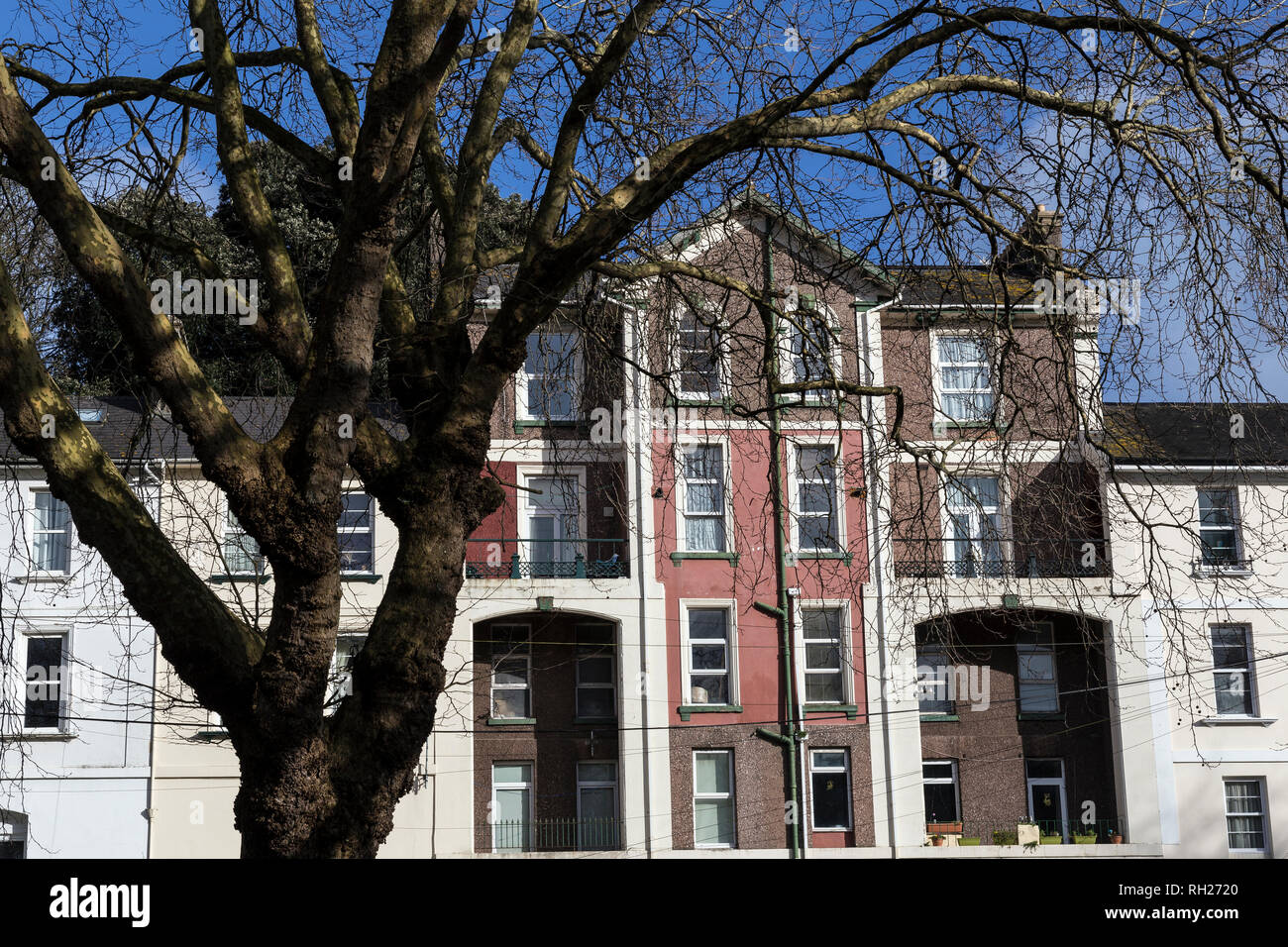 Chambre, l'accession à la propriété, UK, rue, maison en rangée, de style victorien, London - England, bâtiment résidentiel, à l'extérieur, la brique, Maison de ville, l'Architecture, Engli Banque D'Images