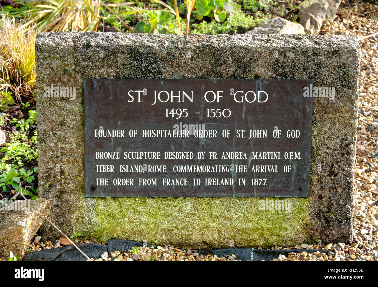 Saint Jean de Dieu Hôpital, Dublin, Irlande. La mission est d'apporter la guérison, des soins et de l'intégrité aux personnes qui ont des problèmes mentaux ou psychologiques. Banque D'Images