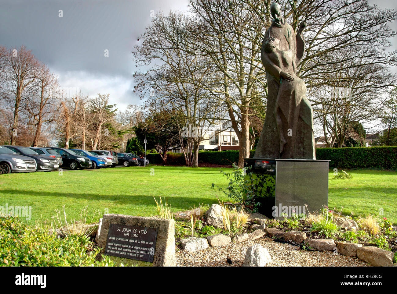 Saint Jean de Dieu Hôpital, Dublin, Irlande. La mission est d'apporter la guérison, des soins et de l'intégrité aux personnes qui ont des problèmes mentaux ou psychologiques. Banque D'Images