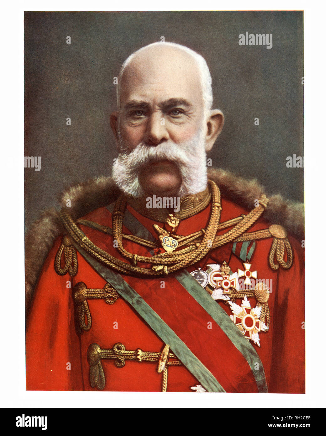 François-Joseph ou François-Joseph I (18 août 1830 au 21 novembre 1916) fut Empereur d'Autriche, roi de Hongrie, et des monarques de nombreux autres états de l'Empire austro-hongrois Banque D'Images