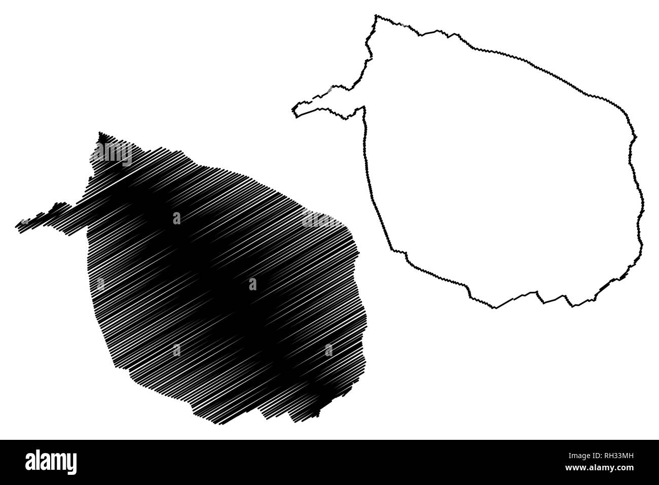 Carte du congo rdc Banque d'images noir et blanc - Alamy