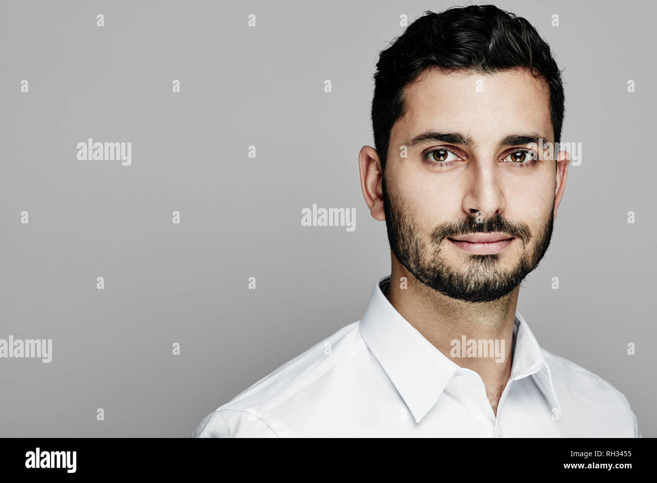 Portrait of smiling man Banque D'Images