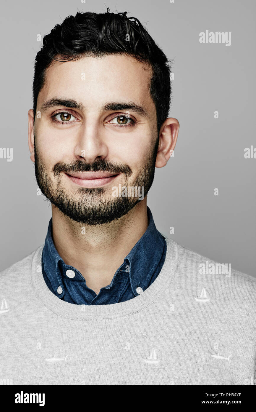 Portrait of smiling man Banque D'Images
