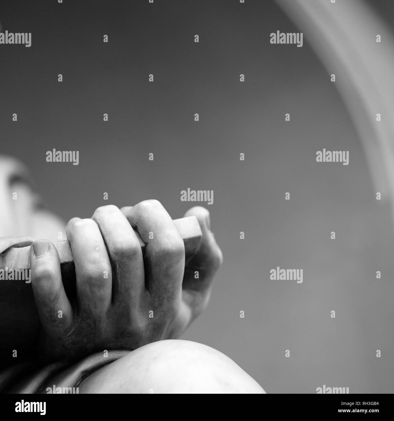 Statue de Filippo Brunelleschi à jusqu'à la cathédrale de la cathédrale de Florence Banque D'Images