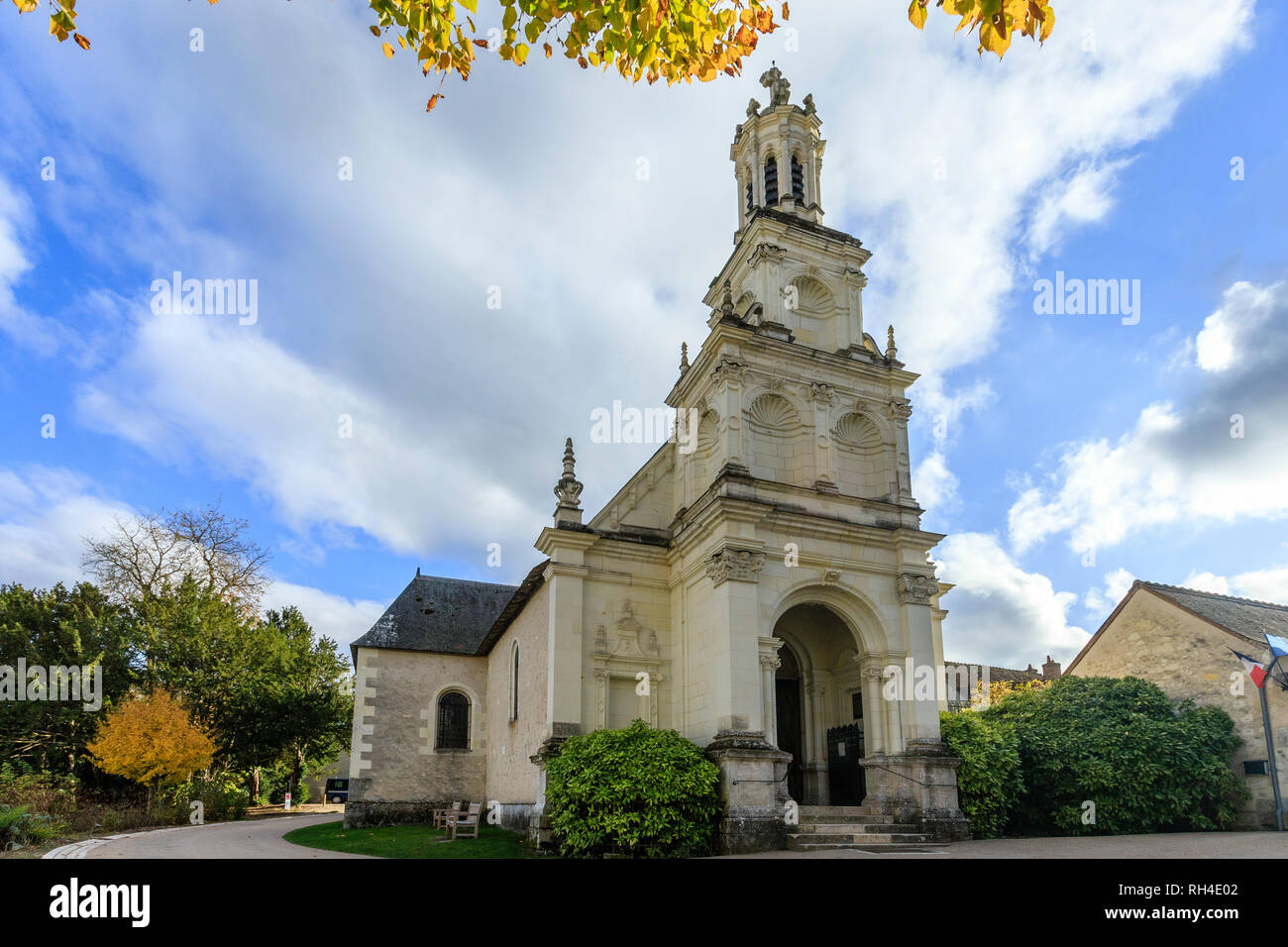 France, Loir et Cher, Chambord, église Saint Louis // France, Loire-et-Cher (41), Chambord, château de Chambord, l'église Saint-Louis de Chambord Banque D'Images